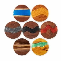 Best reviews of β€οΈ Custom Wood Creations Pier 1 Amish Handmade Lazy Susan with Epoxy Inlay π