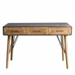 Cheap Living Room Store 6 Top 10 π HomeRoots Gray Wooden 3 Drawer Console Table β€οΈ