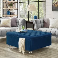 Deals 🔔 INSPIREDHOME CO Giotto Velvet Tufted Storage Ottoman 😉 -Cheap Living Room Store c86dnnobgeu4fsoz08jl