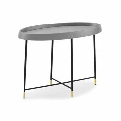Best deal 🌟 HomeRoots Black Metal Side Table 🔔