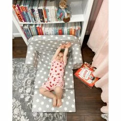 Promo 👍 Delsit Family Group Toddler Flip Open Foam Double Sofa 😀