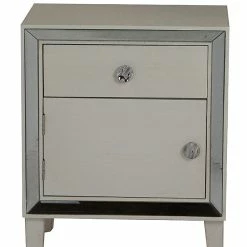 Coupon ❤️ HomeRoots Antique Wood Finished Mirrored Glass Accent Cabinet 👍