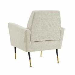 Outlet 🧨 INSPIREDHOME CO Cutter Linen Square Arms Accent Chair 🛒 -Cheap Living Room Store m3zw84tv9w6oxmmjruco
