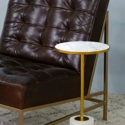 Coupon β€οΈ Mango Furniture Marble & Iron Round Modern Drink Table π