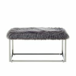 New 🥰 INSPIREDHOME CO Renoir Ottoman Bench 👍
