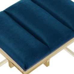 Best Sale 🧨 INSPIREDHOME CO Kylen Velvet Ottoman 🧨 -Cheap Living Room Store oks7iu6vewgfrbstec32