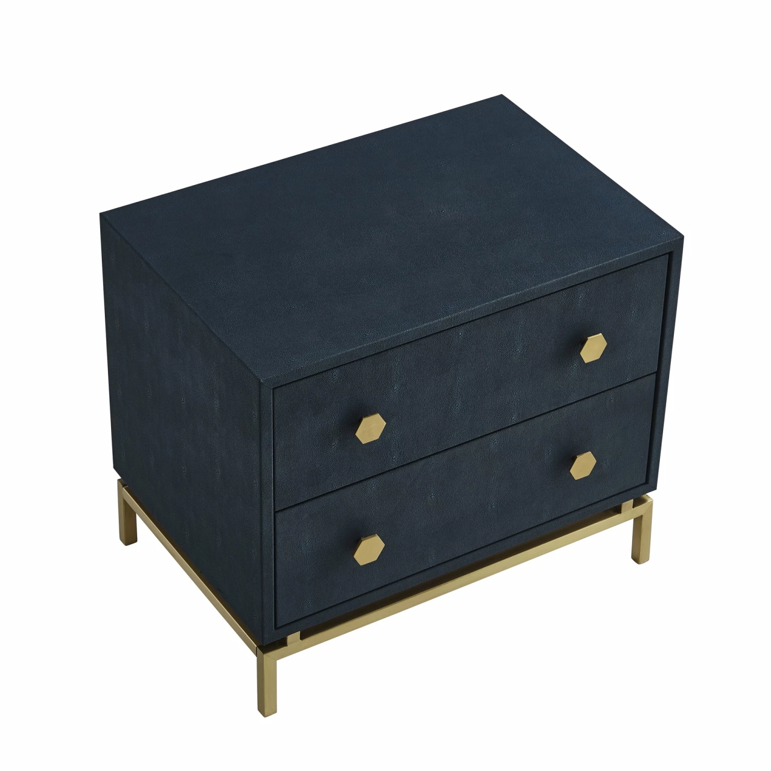 Discount β INSPIREDHOME CO Breelyn Faux Shagreen 2 Drawers Side Table π 5 Discount β INSPIREDHOME CO Breelyn Faux Shagreen 2 Drawers Side Table π - Image 5
