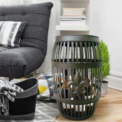 Cheap 𧨠Vinotemp International Fleur De Lis Barrel Table π