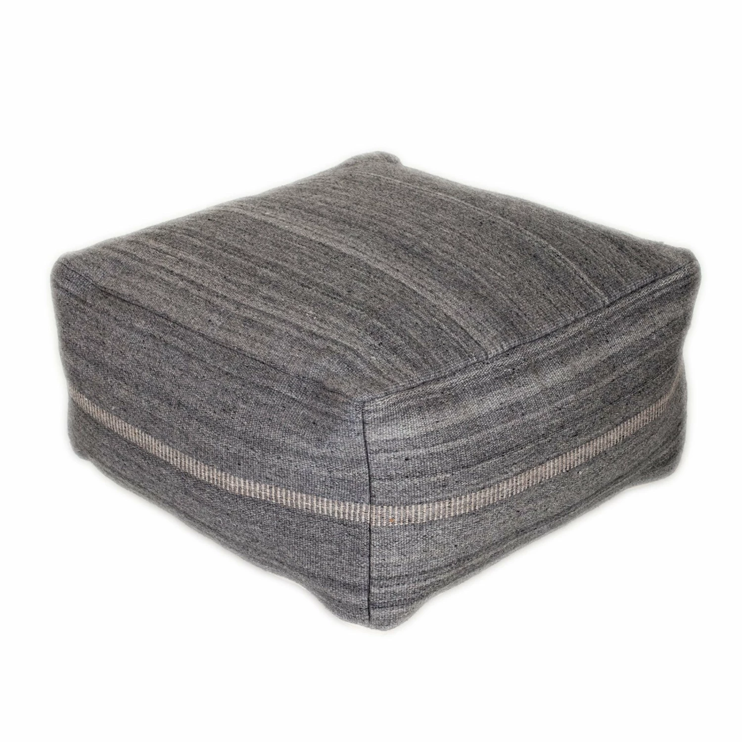 Hot Sale π HomeRoots Stylish Steel Grey Pouf βοΈ 2 Hot Sale π HomeRoots Stylish Steel Grey Pouf βοΈ - Image 2
