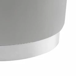 Hot Sale 🎁 INSPIREDHOME CO Apoplline Leather Cocktail with Trim Base Ottoman 🎉 -Cheap Living Room Store rgmrdwxukrp66ovzax26