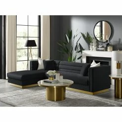Cheap 🎉 INSPIREDHOME CO Ilyas Upholstered Left Facing Chaise Sectional Sofa 😍