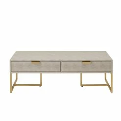 Best reviews of 👏 INSPIREDHOME CO Yadira Faux Shagreen Coffee Table 🎉 -Cheap Living Room Store u8asjkf3gc3qwkdyipdd