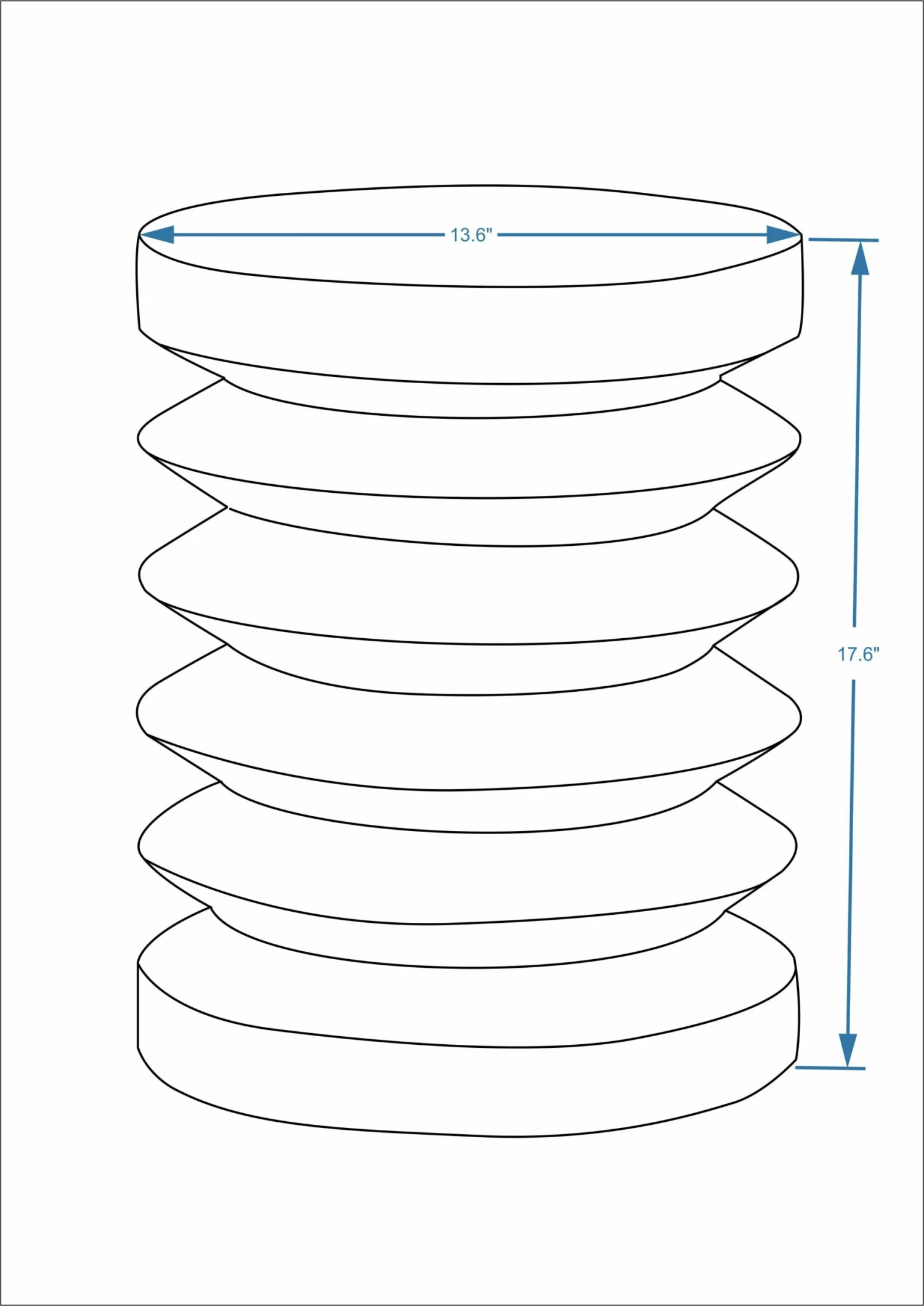Brand new π Mango Furniture Whitewash Coil Shaped End Table π 3 Brand new π Mango Furniture Whitewash Coil Shaped End Table π - Image 3