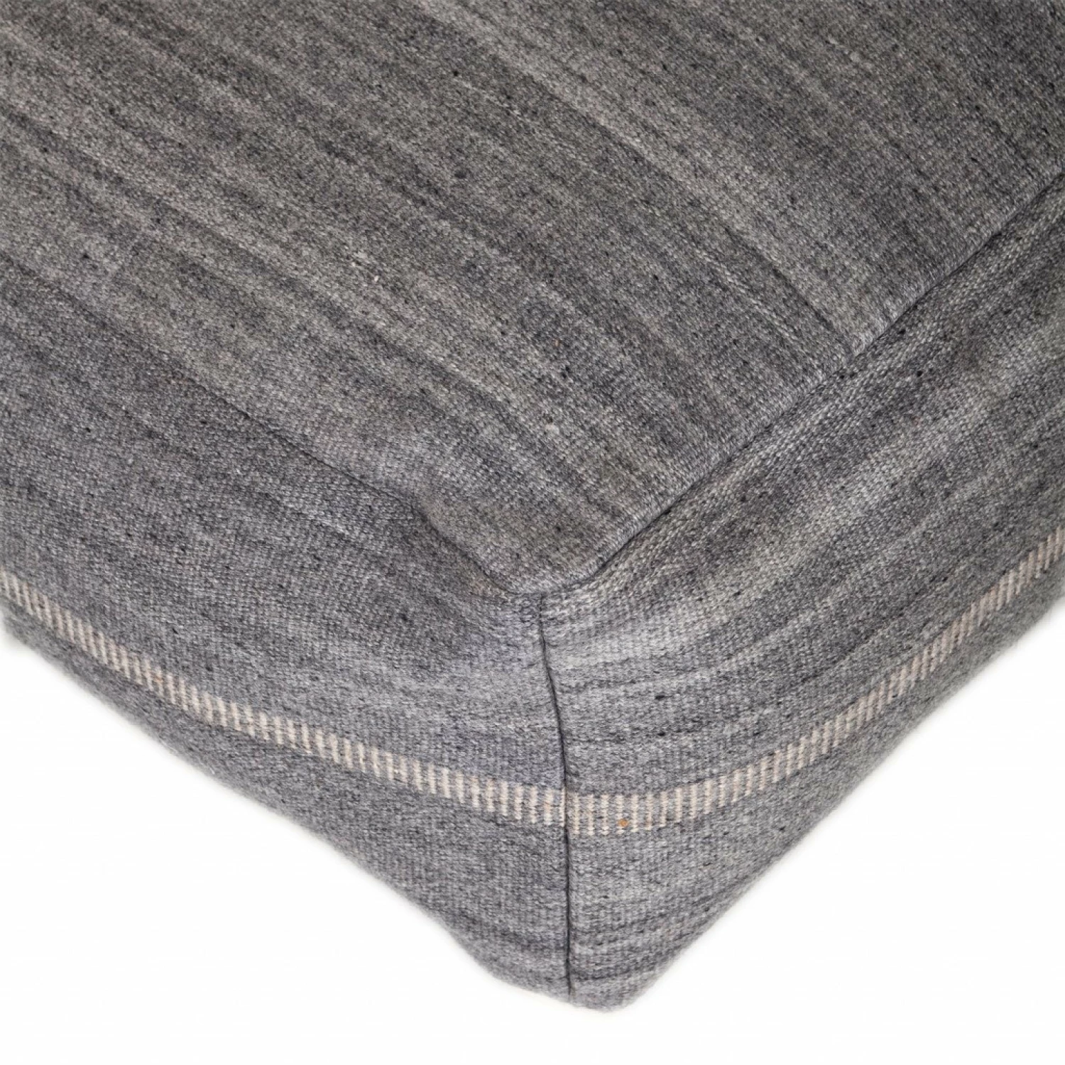 Hot Sale π HomeRoots Stylish Steel Grey Pouf βοΈ 3 Hot Sale π HomeRoots Stylish Steel Grey Pouf βοΈ - Image 3