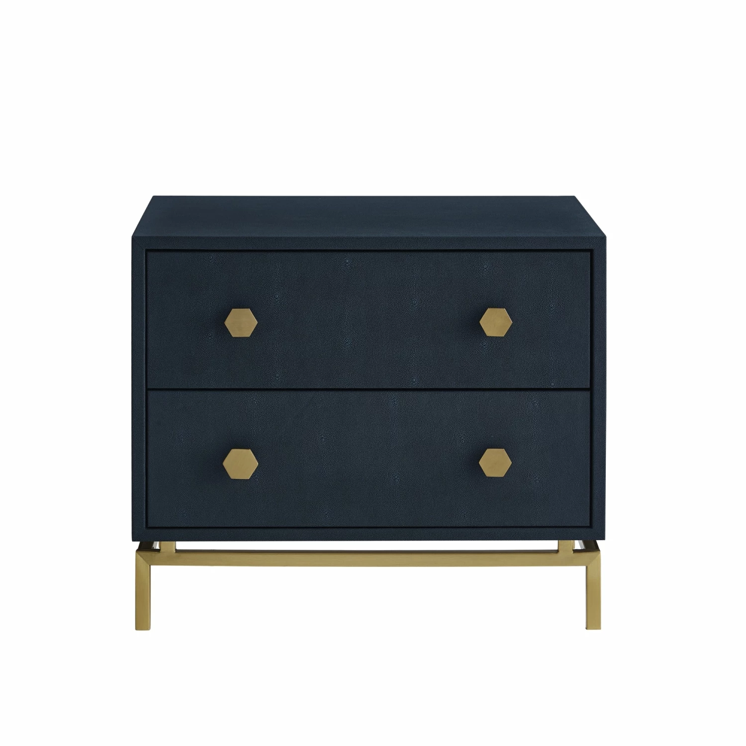Discount β INSPIREDHOME CO Breelyn Faux Shagreen 2 Drawers Side Table π 2 Discount β INSPIREDHOME CO Breelyn Faux Shagreen 2 Drawers Side Table π - Image 2
