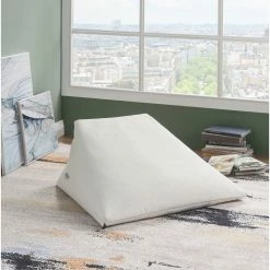 Best reviews of π INSPIREDHOME CO Magic Pouf Linen Ottoman π