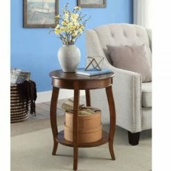 Best deal π€© HomeRoots Round Wooden Side Table π