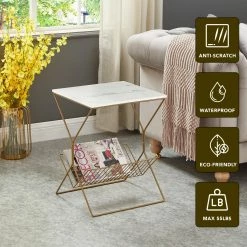 Flash Sale 😍 INSPIREDHOME CO Emmitt End Table 🤩