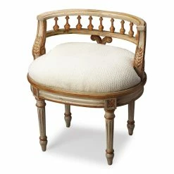 Best reviews of ✔️ HomeRoots Vintage Vanity Seat 🥰 -Cheap Living Room Store xwzvedzvemwgwdwczqsm