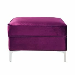 Hot Sale 🌟 INSPIREDHOME CO Leonardo Velvet Storage Ottoman 🛒 -Cheap Living Room Store yi2rncoixostyxjbfrvj