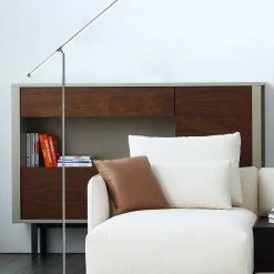 Best Sale 👏 Nova Of California Sentry Satin Nickel Floor Lamp 🧨